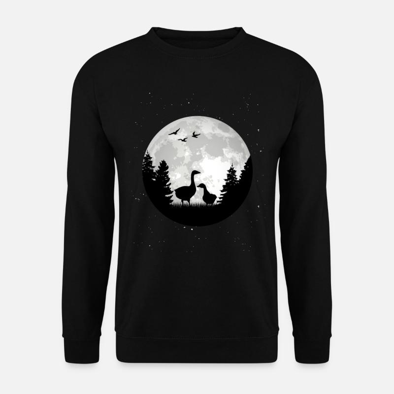 Goose Moon Goose Goose BreederGift - Unisex Sweatshirt - black