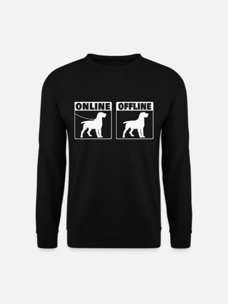 Deutsch Drahthaar Online German Wirehaired - Unisex Pullover - Schwarz