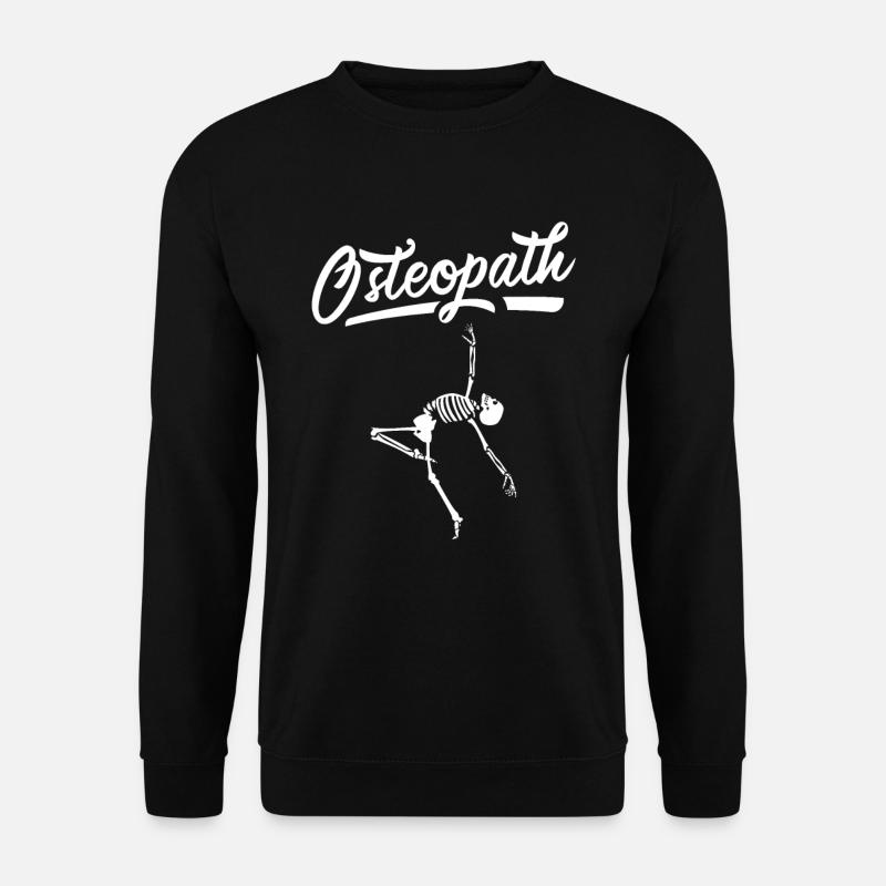 Osteopath Chiropraktiker Osteopathie Osteopathin - Unisex Pullover - Schwarz