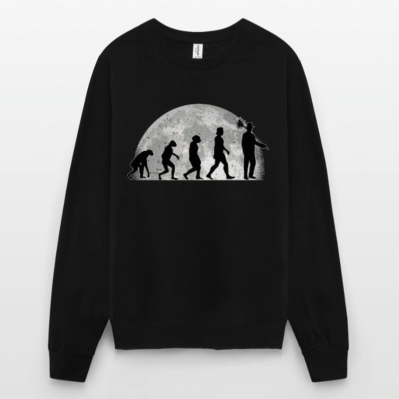 Chimney sweep evolution moon chimney sweep chimney chimney Unisex Sweatshirt