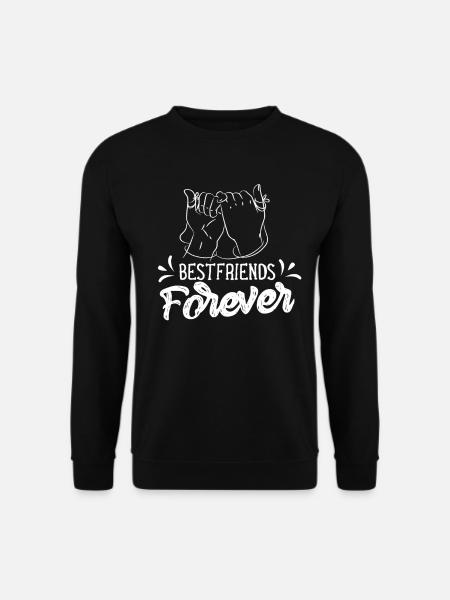 Beste Freunde Für Immer Befreundet Bester Freund - Unisex Pullover - Schwarz