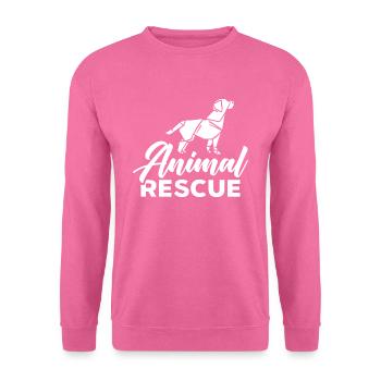 Protection des animaux Animaux Sauveteurs Animaux Sauveteurs - Sweat-shirt Unisexe - rose - Devant