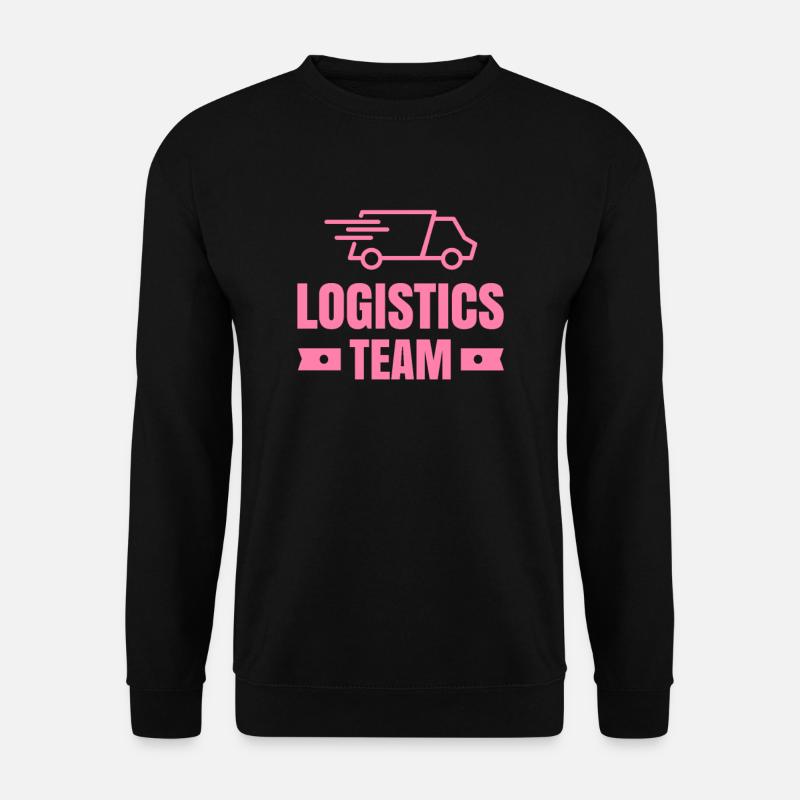 Logistiker Team Logistik Logistikerin Spediteur - Unisex Pullover - Schwarz
