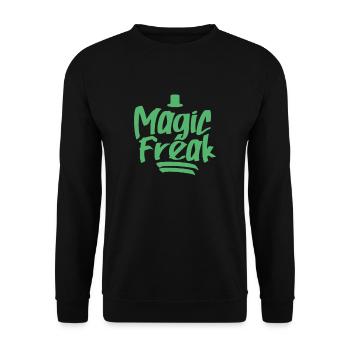 Magie Freak Magiciens Magie Magique Magicien - Sweat-shirt Unisexe - noir - Devant - Alina (178cm) & Michal (187cm)