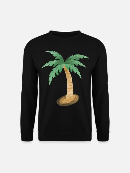 Palme Palmen - Unisex Pullover - Schwarz