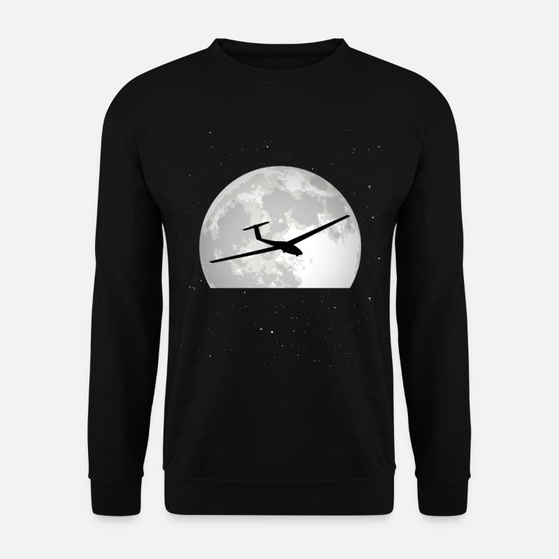 Glider Moon Glider Gliding Gliding - Unisex Sweatshirt - black