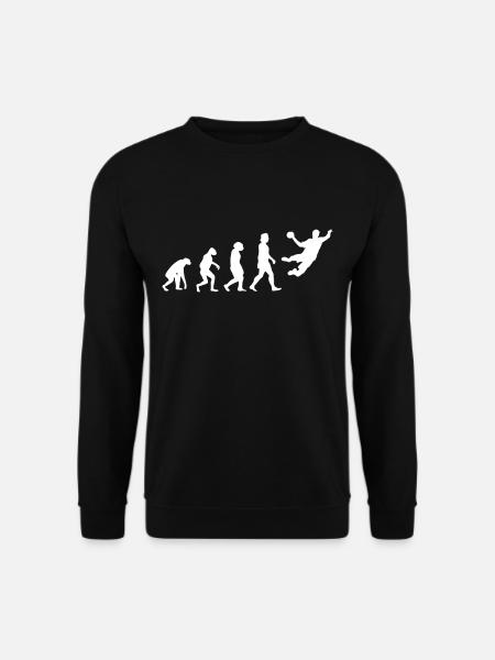 Handballer Evolution Handball Handballteam - Unisex Pullover - Schwarz