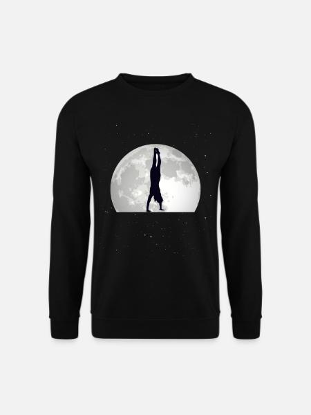 Gymnast Moon Handstand Gymnastics Gymnastics - Unisex Sweatshirt - black