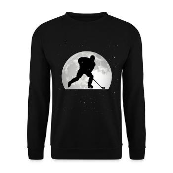Eishockey Mond Hockey Eishockeyspieler - Sweat-shirt Unisexe - noir - Devant - Alina (178cm) & Michal (187cm)