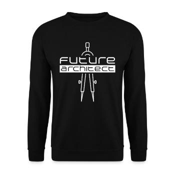 Zukünftiger Architekt Architektur Architekten - Unisex Pullover - Schwarz - Vorne - Alina (178cm) & Michal (187cm)