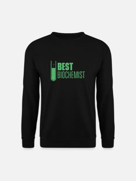 Bester Biochemiker Bio Biochemikerin Biochemie - Unisex Pullover - Schwarz
