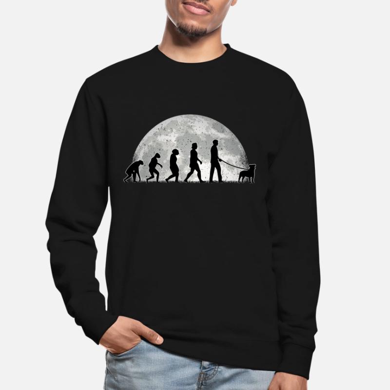 Parson Russell Terrier Evolution Mond Unisex Pullover