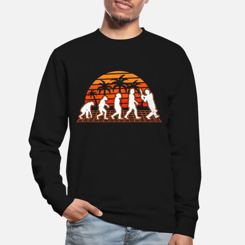 Cricket Evolution Sunset Cricketer Sweat-shirt Unisexe