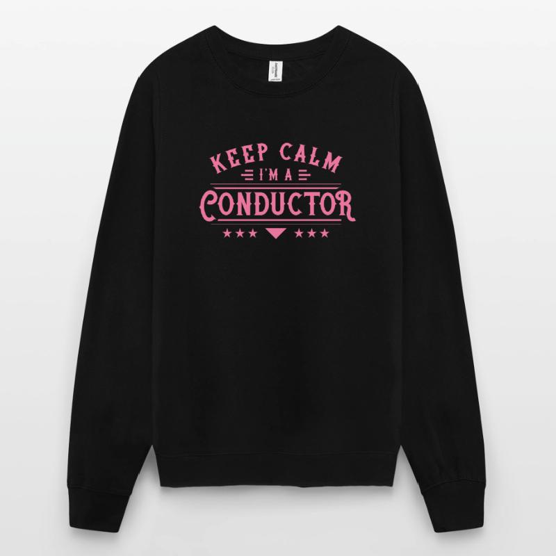Bleib ruhig ich bin ein Dirigent Dirigentin Sprüch Unisex Pullover