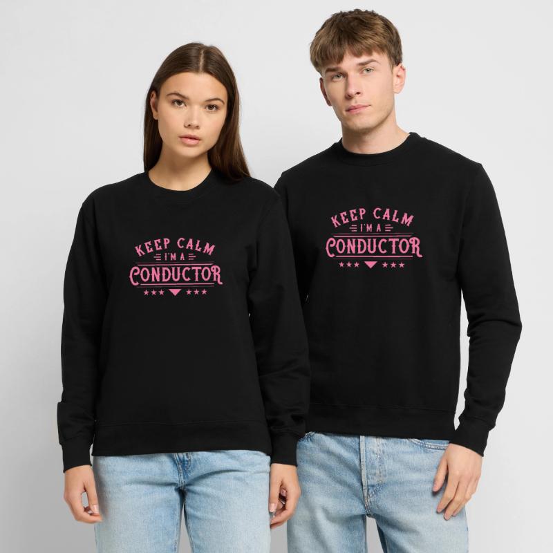 Bleib ruhig ich bin ein Dirigent Dirigentin Sprüch Unisex Pullover