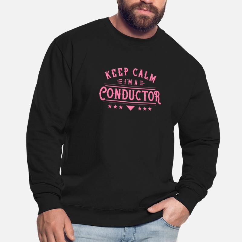 Bleib ruhig ich bin ein Dirigent Dirigentin Sprüch Unisex Pullover