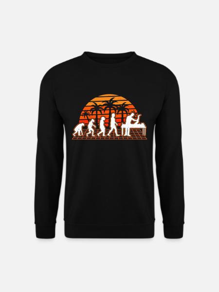Physiothérapeute Evolution Retro Physiotherapy - Sweat-shirt Unisexe - noir