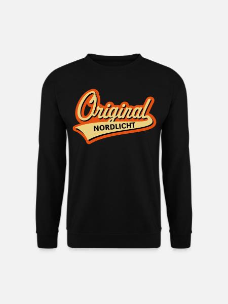 Original Nordlicht (Norddeutsch / Nordisch / 3C) - Unisex Pullover - Schwarz