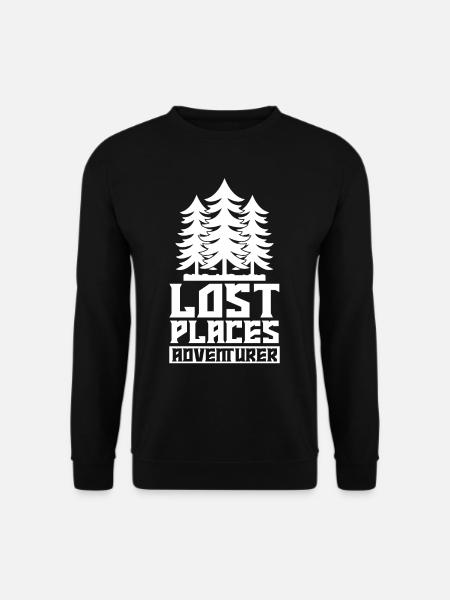 Lost Places Abenteurer Verlassen Erkunden Orte - Unisex Pullover - Schwarz