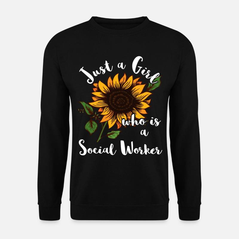 Sozialarbeiter Mädel Sozialpädagogin Soziale Arbei - Unisex Pullover - Schwarz