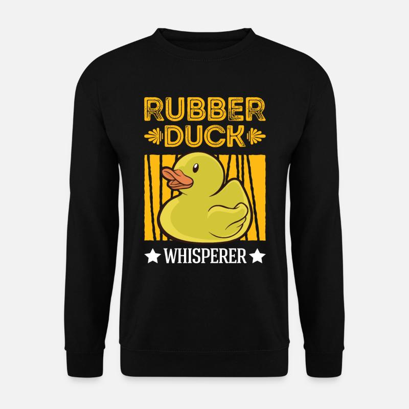 Rubber Duck Whisperer Gummiente - Unisex Sweatshirt - black