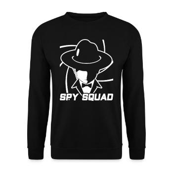 Spy Team Spy Private Detective Private - Unisex Sweatshirt - black - Front - Alina (178cm) & Michal (187cm)