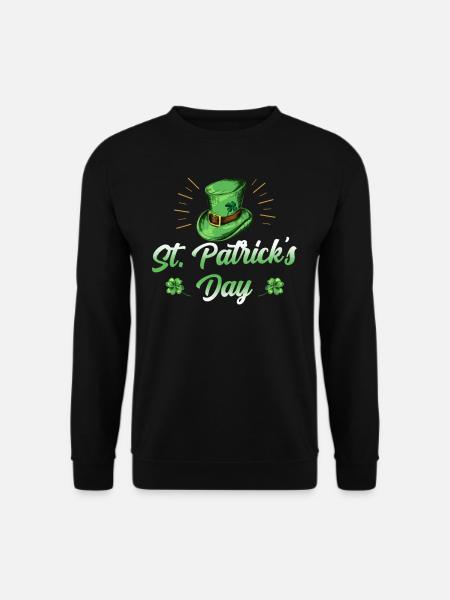 St Patrick's Day Irisch St. Patricks Day Irland - Unisex Pullover - Schwarz