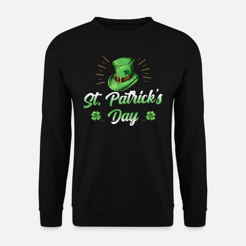 St Patrick's Day Irisch St. Patricks Day Irland - Unisex Pullover - Schwarz