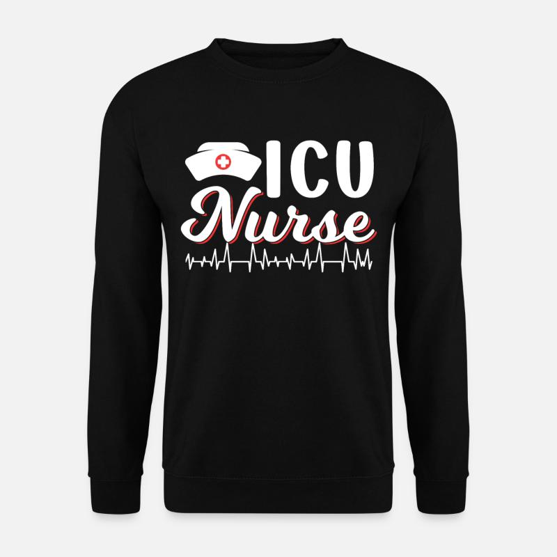 Intensive Care Nurse Intensive Care - Unisex Sweatshirt - black