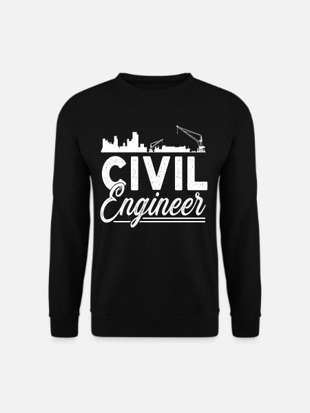 Bauingenieur Bauingenieurswesen Student Beruf - Unisex Pullover - Schwarz