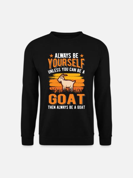 Chèvre Chèvre Chèvre Hôte Chèvre - Sweat-shirt Unisexe - noir
