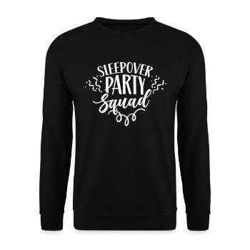 Overnight Party Team Sweet Overnight Stay - Unisex Sweatshirt - black - Front - Alina (178cm) & Michal (187cm)