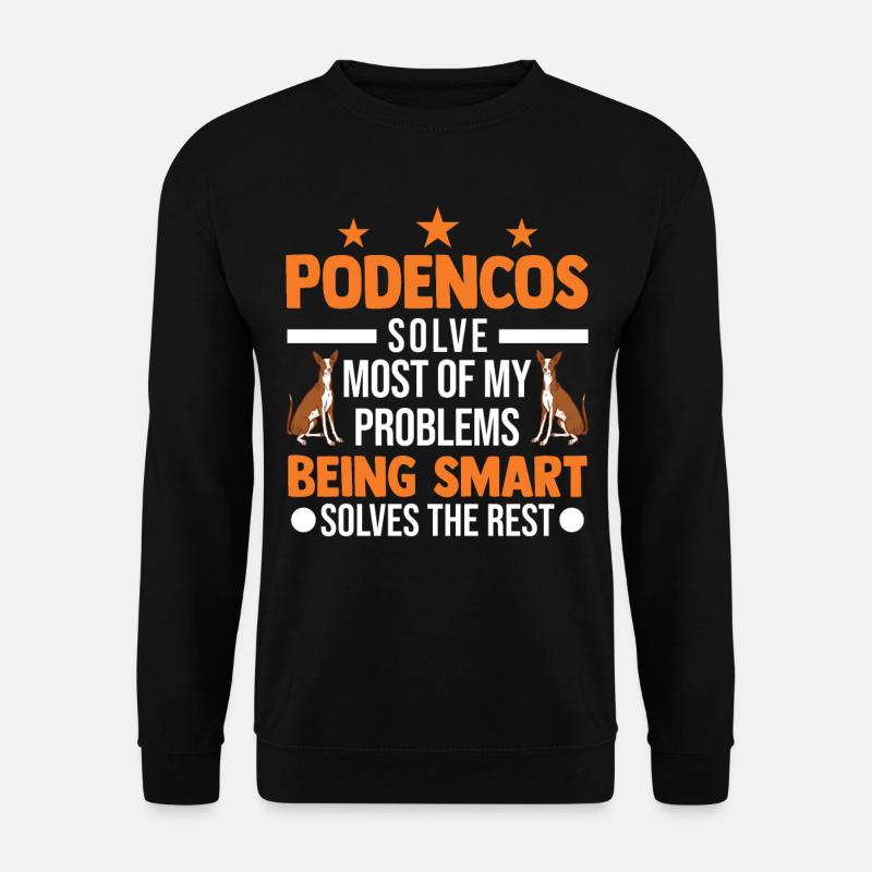 Podenco Spanish Greyhound - Unisex Sweatshirt - black