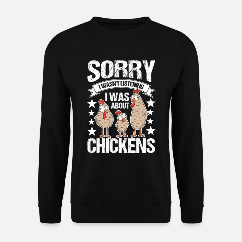 Chicken Farmer Chicken - Unisex Sweatshirt - black