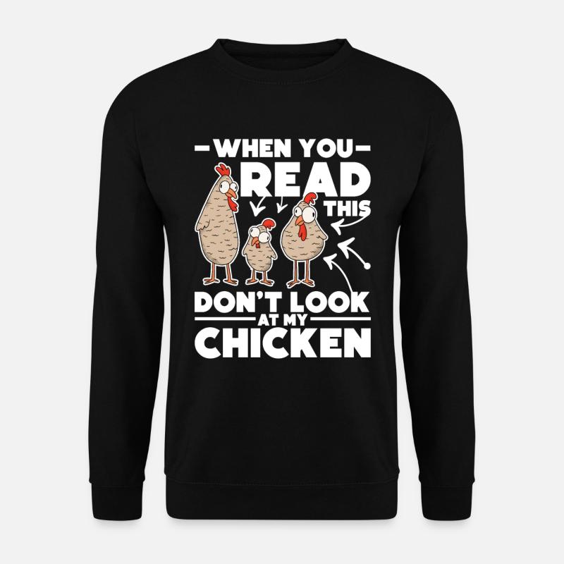 Chicken Farmer Chicken - Unisex Sweatshirt - black