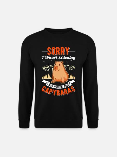 Capybara Cadeau Capybara Capibara - Sweat-shirt Unisexe - noir