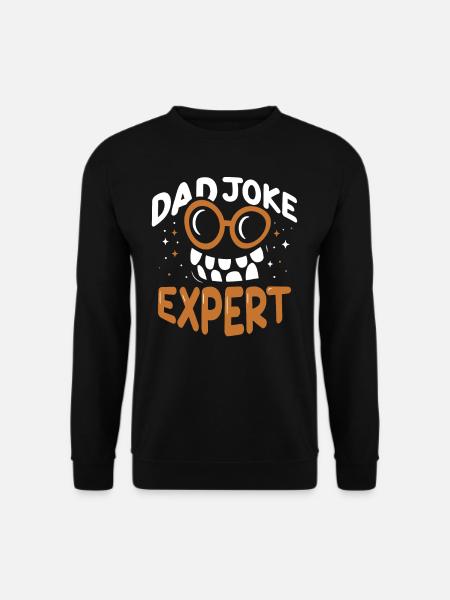 Papa Joke Dad Joke Father Jokes - Unisex Sweatshirt - black