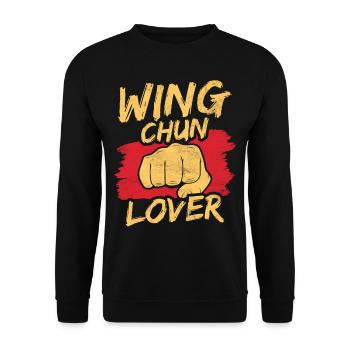 Wing Chun Lover Martial Arts Martial Arts Trainer - Unisex Sweatshirt - black - Front - Alina (178cm) & Michal (187cm)