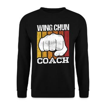 Wing Chun Trainer Martial Arts Martial Arts Training - Unisex Sweatshirt - black - Front - Alina (178cm) & Michal (187cm)