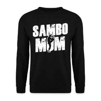 Sambo Mama Training Trainer Martial Arts Martial Arts - Unisex Sweatshirt - black - Front - Alina (178cm) & Michal (187cm)