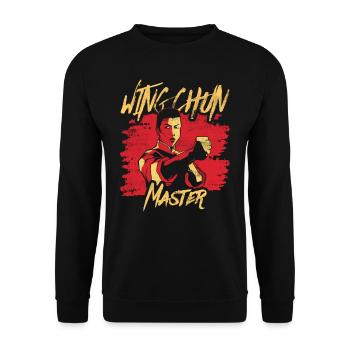 Wing Chun Master Trainer Martial Arts Martial Arts - Unisex Sweatshirt - black - Front - Alina (178cm) & Michal (187cm)