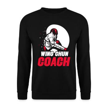 Wing Chun Trainer Martial Arts Martial Arts Training - Unisex Sweatshirt - black - Front - Alina (178cm) & Michal (187cm)