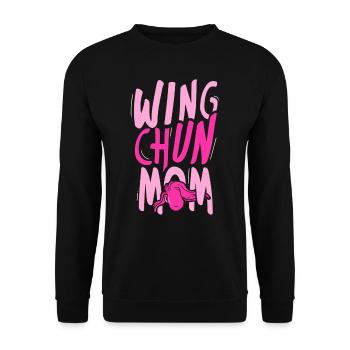 Wing Chun Mama Arts Martiaux Arts Martiaux Entraîneur - Sweat-shirt Unisexe - noir - Devant - Alina (178cm) & Michal (187cm)