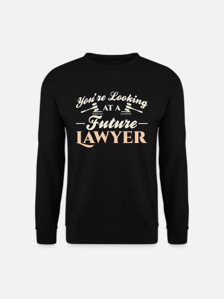 Sie Haben Einen Zukünftigen Anwalt Vor Sich Jurist - Unisex Pullover - Schwarz