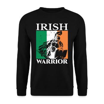 Guerrier irlandais Irlande Gaélique irlandais - Sweat-shirt Unisexe - noir - Devant - Alina (178cm) & Michal (187cm)