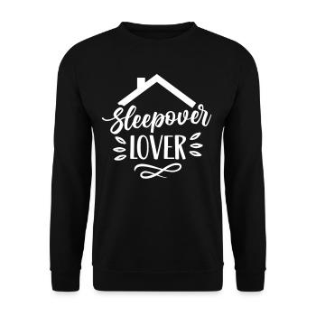Amoureux de la nuit Nuitée - Sweat-shirt Unisexe - noir - Devant - Alina (178cm) & Michal (187cm)