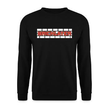 Mason MasonRy Craftsmen Brick - Unisex Sweatshirt - black - Front - Alina (178cm) & Michal (187cm)