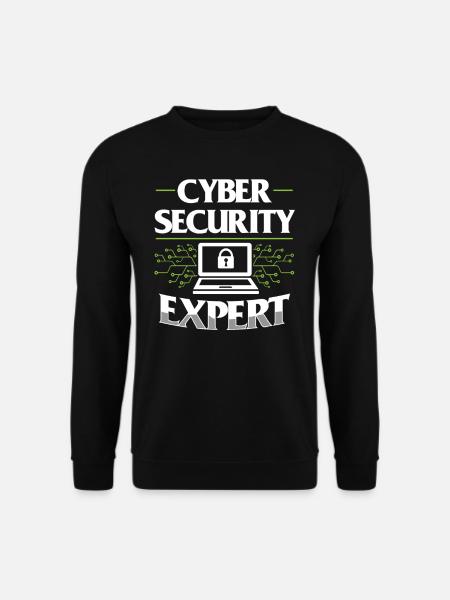 Cybersecurity Experte Hack Hacker IT Sicherheit - Unisex Pullover - Schwarz