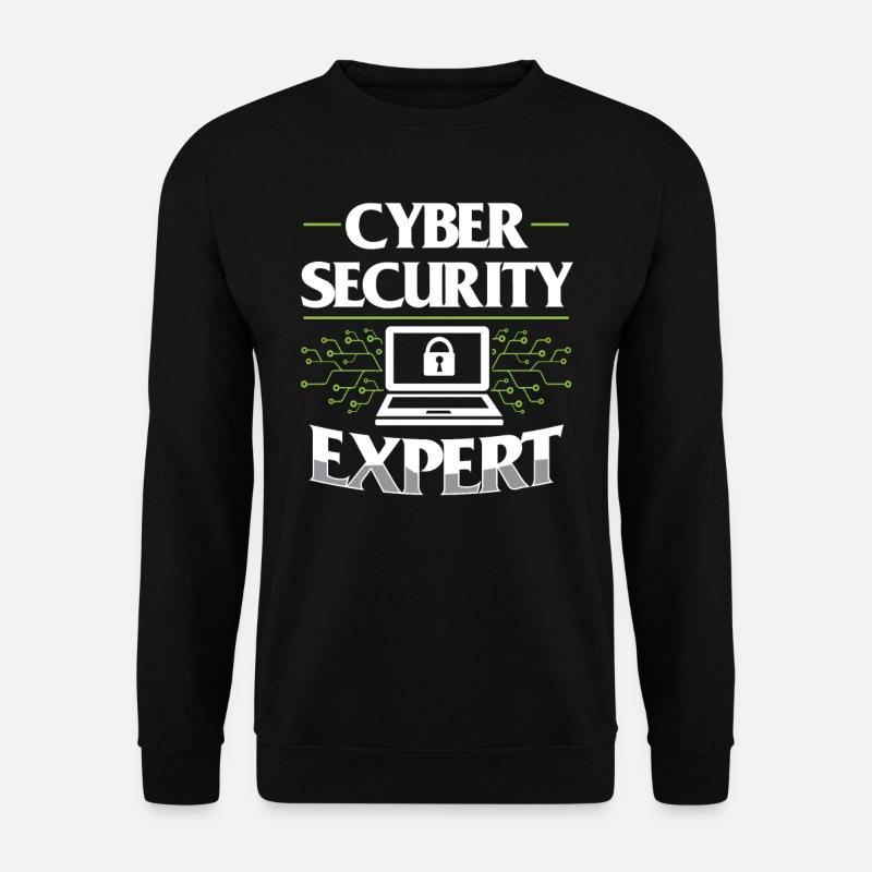 Cybersecurity Experte Hack Hacker IT Sicherheit - Unisex Pullover - Schwarz