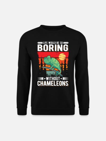 Chameleon Gift Chameleon - Unisex Sweatshirt - black
